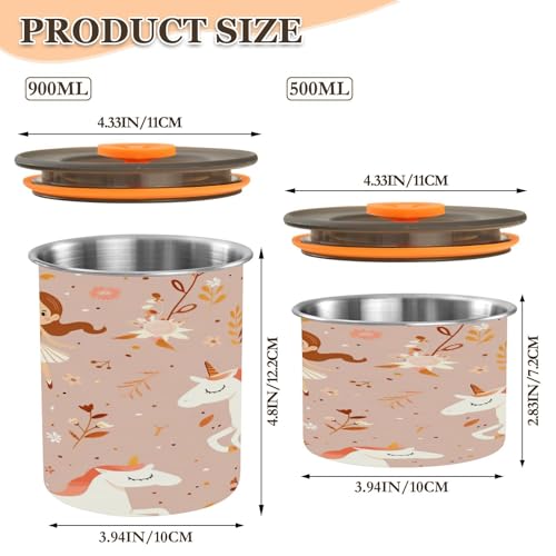 Contenedor hermético de acero inoxidable para café 17oz miniatura 3