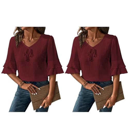 Image of TOPLOT Women's Top | Stylish Shirt Design | Comfortable Western Top| Easy Movement Structure | Trendy Look Styling | Versatile Perfect for Casual & Everyday Fashion (5231)