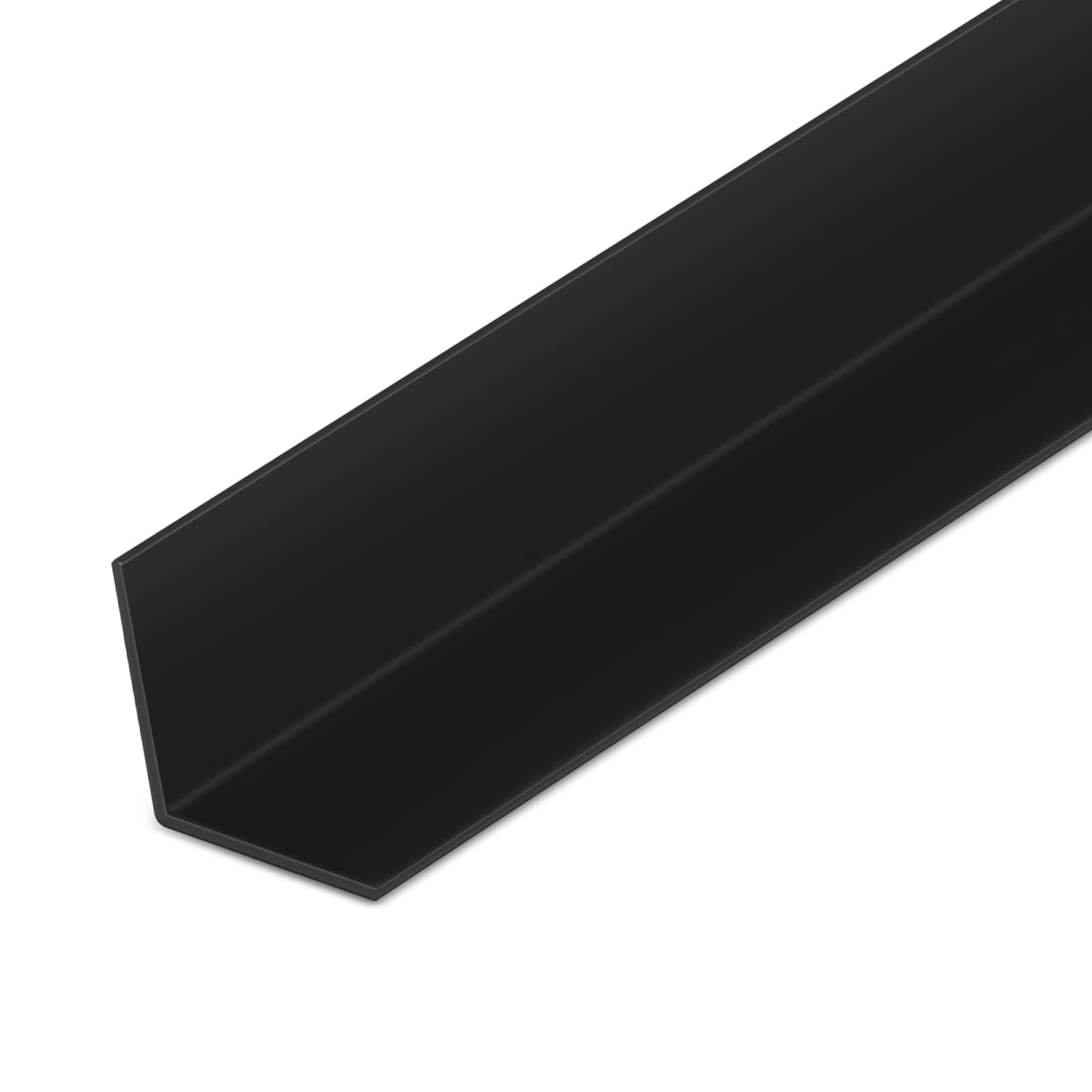 Sasylvia 1 Pcs Corner Protector for Wall, Vinyl Trim,1 X 36 Inches,Black