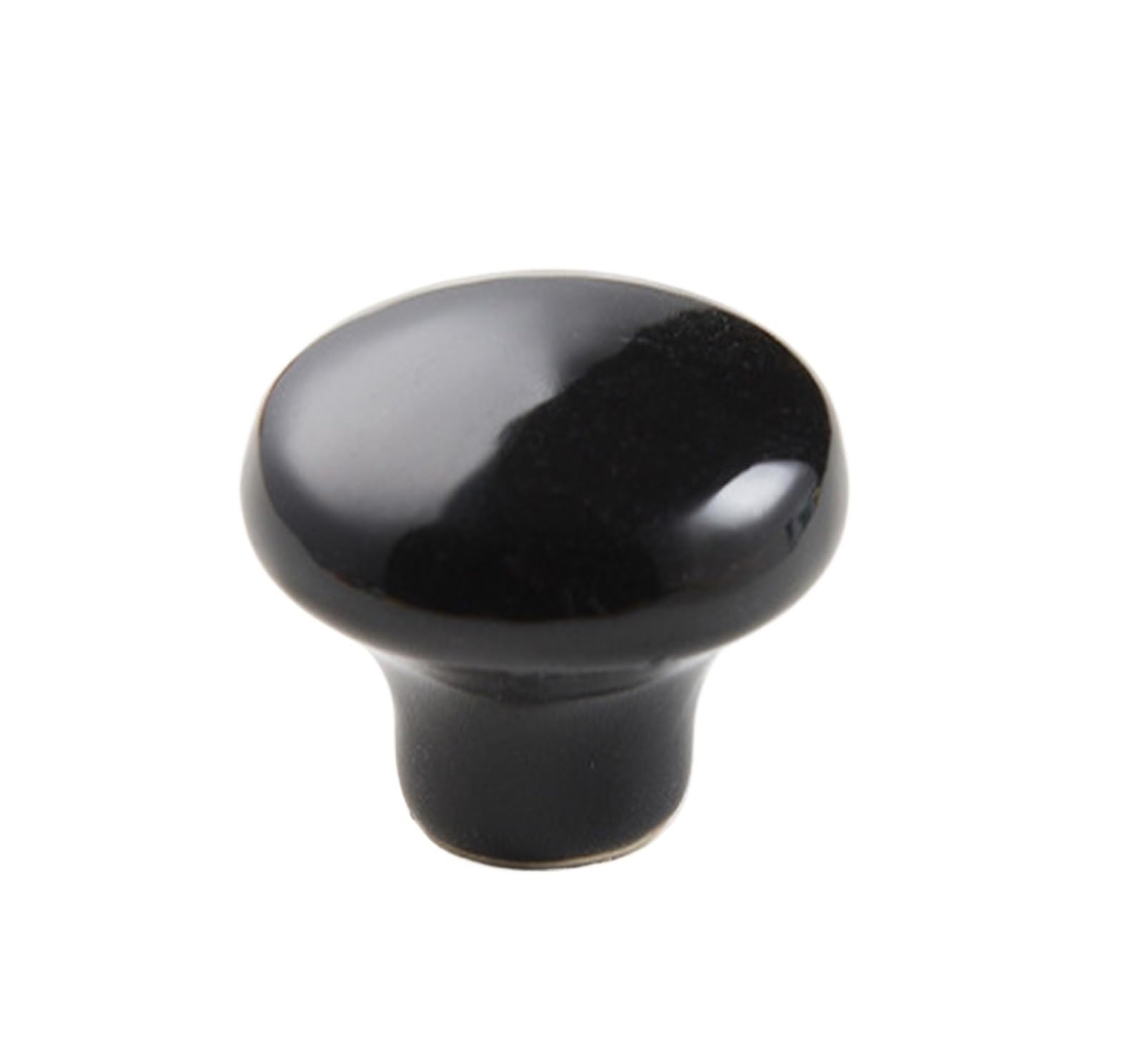Zeahkri Black Cute Cabinet Handle 10Pcs Color Ceramic Drawer Handle Modern Minimalist