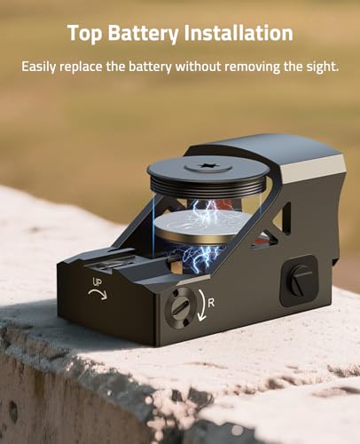 Image of CVLIFE Wolfprowl Motion Awake 3MOA Red Dot Sight for RMSC