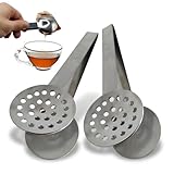 2 Pack Tea Bag Squeezer Stainless Steel Tea Bag Squeezer Tongs Strainer Gripper Picker