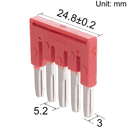 SIPUN Ufb Fbs Din Rail Terminal Block Press-Fit Jumper Plug-In Bridge Conjunto de Dois/Três/Quatro/C
