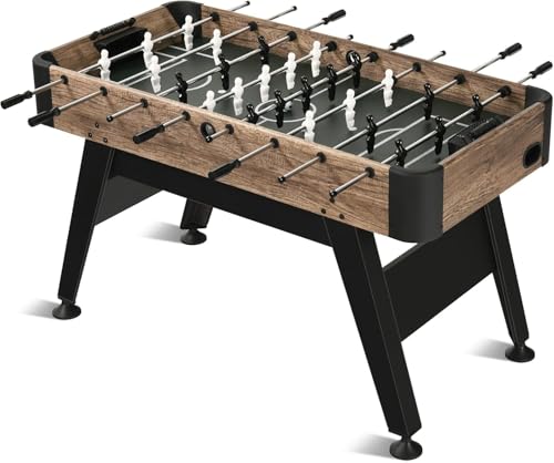 RAYKEEP Foosball Table, 54' Full Size Games Table w/ 2 Balls for Adults & Kids, Arcade Soccer Table...