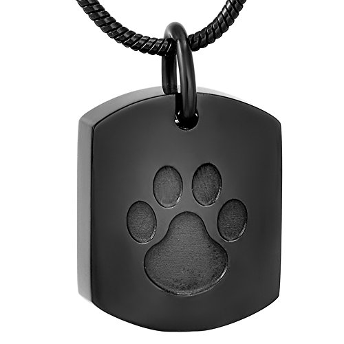 Urnes de crémation mémorial avec patte d'animal pour garder les cendres de votre compagnon