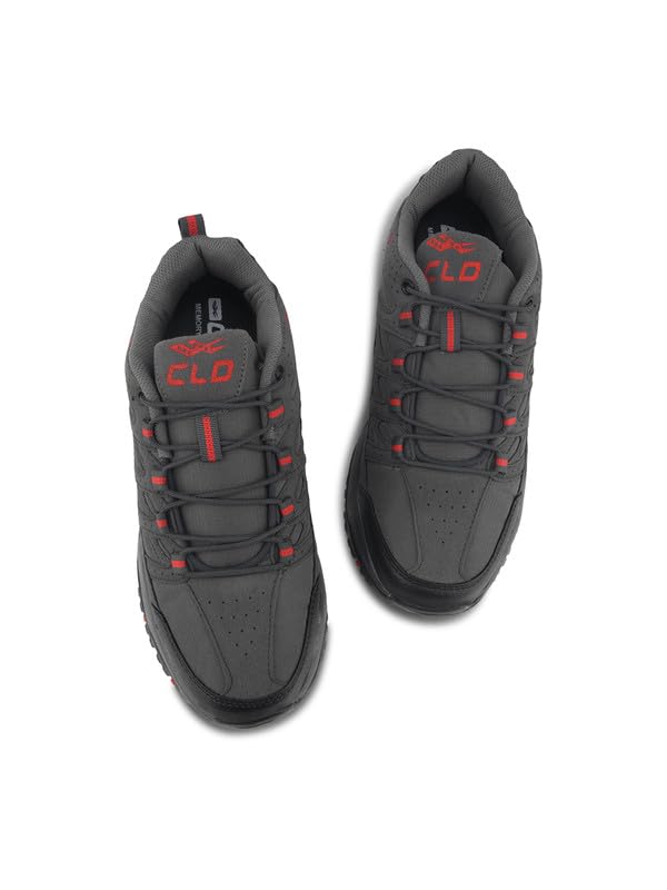 Image of CLD Trekking Shoes for Man Outdoor Hiking Shoes for Man high Neck Shoe for Men Anti Skid Trekking Boots Water Repellent Tracking Shoe for Men Breathable Hiking Boots