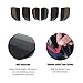 JeCar for Mustang Tail Light Covers Trim Accessories Fit for Ford Mustang 2015 2016 2017(Smoked Black)