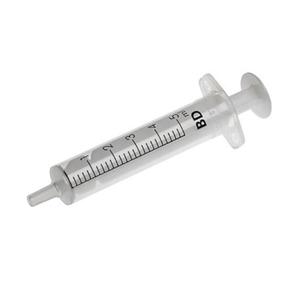BD Slip-Tip Disposable Syringes, 5 mL, 125/Bx, BD 309647