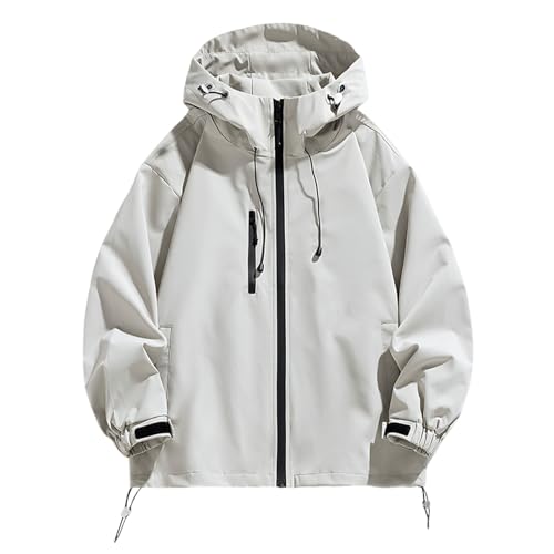 Mens Womens Soft Shell Windbreaker Jackets Lightweight Water Resistant Trench Coat Outdoor Waterproof Classic Cycling