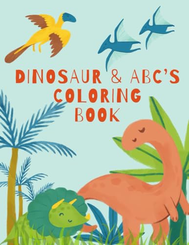 Dinosaur & ABC’s Coloring Book