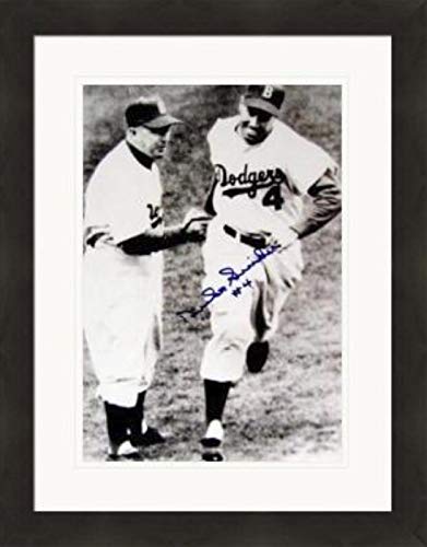 Autograph Warehouse 454933 11 x 14 in. Duke Snider Autographed Photo No. SC1 Matted & Framed for Brooklyn Dodgers Hall of Famer Home Run Trot