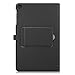 Fintie Folio Keyboard Case for Samsung Galaxy Tab A 10.1 2019 Model SM-T510/T515/T517, Premium PU Leather Stand Cover with Removable Wireless Bluetooth Keyboard, Black