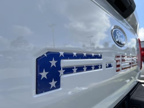 Image of F-150 Tailgate Emblem Letter Inserts - Compatible with 2021-2026 F-150