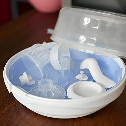 Philips Avent Microwave Steam Sterilizer for Baby Bottles, Pacifiers, Cups and More (model SCF281/02)