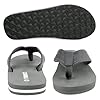 riemot Flip Flops Men's Thongs Sandals, Comfort Lightweight Thong with Arch Support Shoes Summer Outdoor Beach Pool Sandal, Non-Slip Walking Slippers,Grey UK 9/EU43 #3