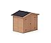 Produktbild Upyard Geräteschuppen - Gartenhaus aus Holz 240x170 cm mit Boden, Gerätehaus mit 4,20 m² Grundfläche, Nut-und-Feder-Bauweise, Imprägniert