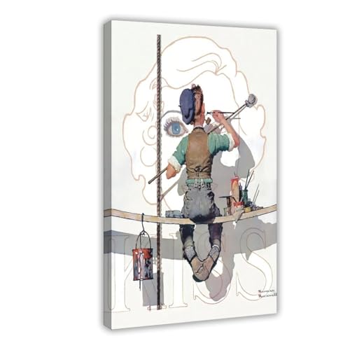 Norman Rockwell Prints de collection, impression WCYB 1935