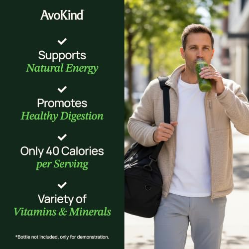 AvoKind Green Smoothie Mix, Freeze-Dried Whole Food Greens Powder - image 4
