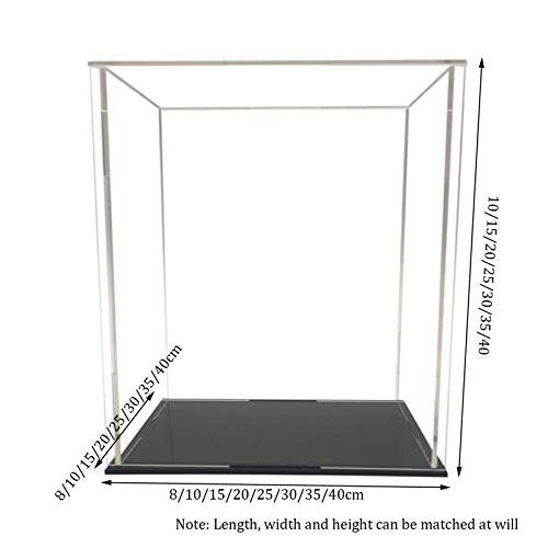 Caja pequeña de acrílico para evitar el polvo en miniaturas valiosas 5