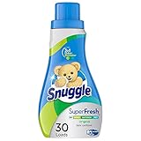 Snuggle Plus Super Fresh Liquid Fabric Softener with Odor Eliminating Technology, 31.7 Fluid Ounces...