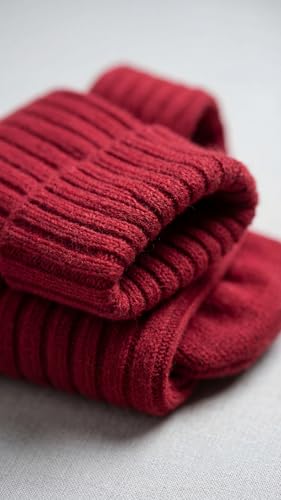 Image of Women's Cable Knit Leg Warmers - Ribbed Knee High Boot Socks for Winter, Layering & Dance Warmups