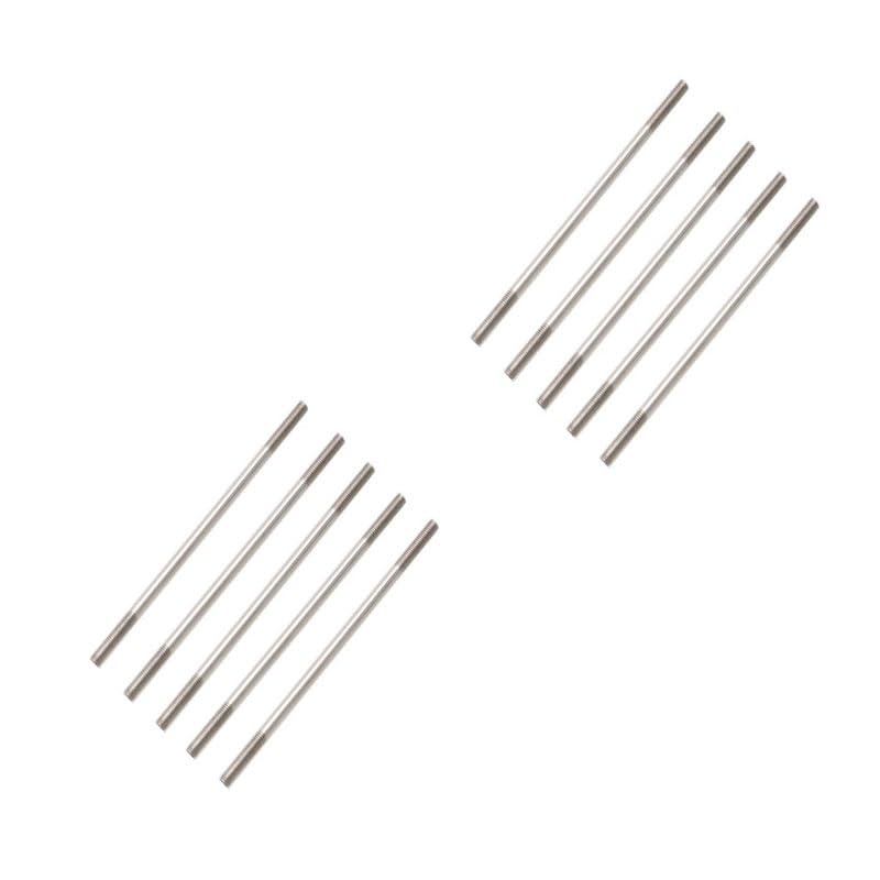 10PCS M2/M3 Aste Di Spinta Filettate Servo In Acciaio Inox Bastone