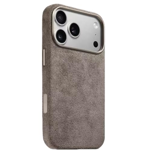Coque Magnétique en Suédine iPhone 17 Pro fine et lavable pour le quotidien chic