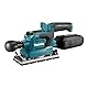 Makita DBO380Z Akku-Schwingschleifer 18V (ohne Akku, ohne Ladegerät) & kwb 30 Stück Schleifpapier Professional (93 x 230 mm, gelocht Typ-B, Körnung 40/80/120/180, für Holz, Metall & Farbe)