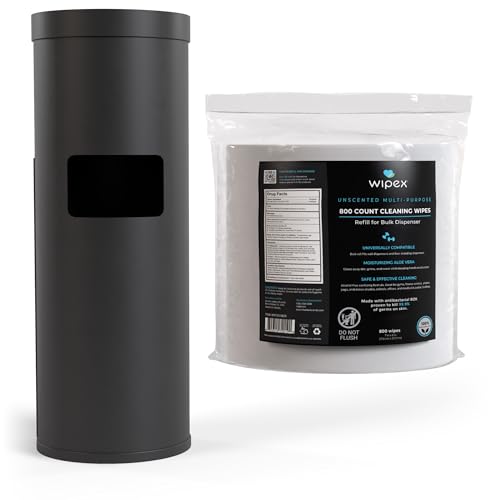 Wipex Gym Wipes Bundle with Dispenser and Refill