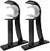 Soporte de barra de cortina, soporte de barra de cortina de aluminio, soporte de barra de cortina de cortina, soporte de barra de cortina simple de aleación de aluminio para 26-28 mm (1 par, negro)