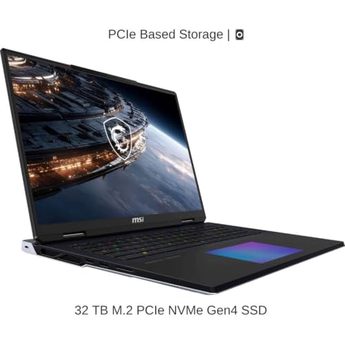 Image of HIDevolution [2026] MSI Titan 18 HX A2WJ 18 inch UHD+ 240Hz Mini LED, 2.7 GHz Ultra 9-290HX Plus, RTX 5090, 64 GB DDR5 RAM, 32 TB PCIe SSD, Windows 11 Pro