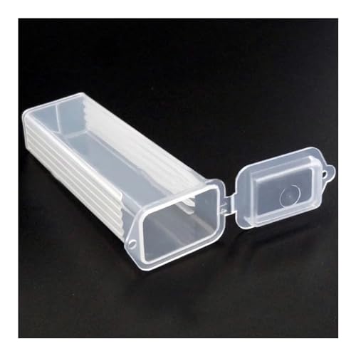 顕微鏡キット 5個/1ロット プラスチック顕微鏡スライドガラススライドホルダー収納ボックス マイクロスライド5枚収納ディスペンサーボックス 顕微鏡レンズアダプター