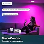 Linkind Matter Smart Light Bulb, BR30 Smart Bulbs, Recessed LED Color Changing Light Bulbs RGBTW, E26 Smart Flood Light Bulbs 650LM 60W Work with Alexa, Apple Home, Google Home, SmartThings, 4Pack - Image 5