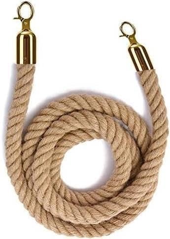 Geflochtenes Stützseil, mit goldenem Haken, 1 Stück