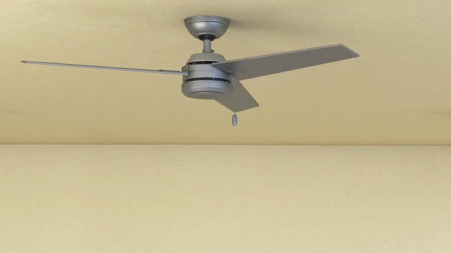 Amazon.com: Hunter 59262 Contemporary Cassius Matte Silver Ceiling