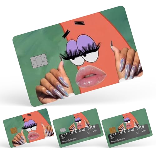 Material Gworl Credit/Debit Card Stickers - 4PCS Card Skin for Adults