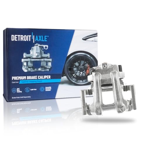 Image of Detroit Axle - Rear Right Brake Caliper for BMW 328d 328i 320i 228i 230i xDrive, 330e, 330i 328i GT xDrive, 428i 430i xDrive Gran Coupe, Brake Caliper w /Bracket Assembly Replacement