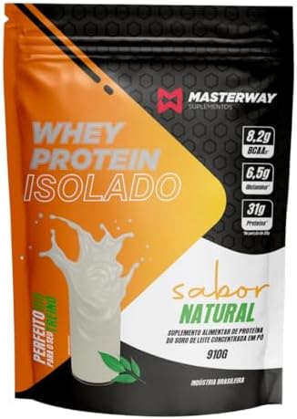 Masterway Suplementos - Whey Protein Isolado - 910g (Natural)