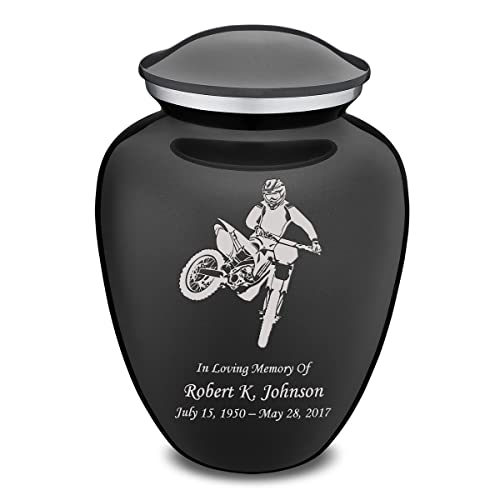 Geturns Embrace Adult Personalized Dirt Bike Cremation Urns
