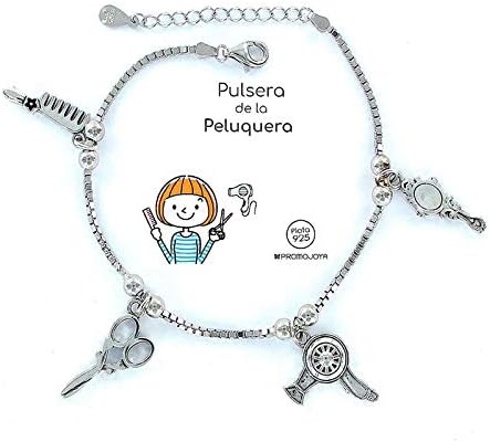 Eres lo mas Peluquera You are The Most Woman Hairdressing Bracelet Silver - Image 3