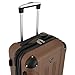 Travelers Club Chicago Hardside Expandable Spinner Luggage, Rum Caramel, 22