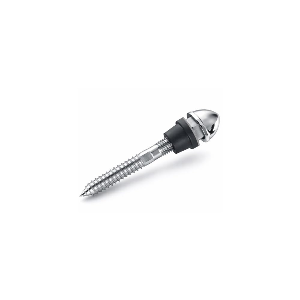 Viking Rack Bolt Screw Pair with ABS Cap - Mild Steel - Thread Size 16mm (5/8") - Length 160mm (6-1/4") - Chrome Plated Finish,solution for securely attaching your toilet seat-picture-17