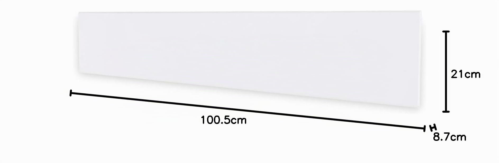 Adax Convector de pared inteligente Neo L, control por smartphone, bajo consumo, protección contra salpicaduras, altura 210 mm, 600 W, protección contra heladas, color blanco, IP24C, clase II