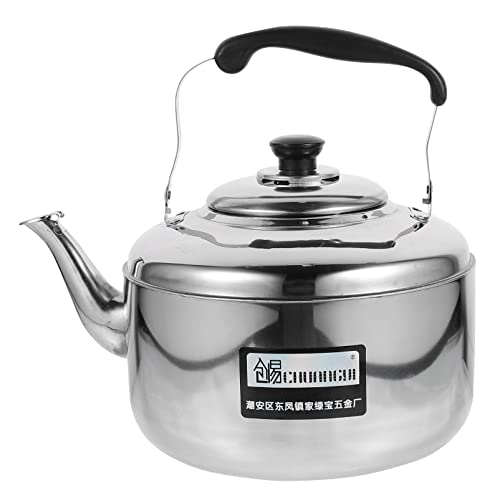 6L Stainless Steel Whistling Tea Kettle for Stovetop and