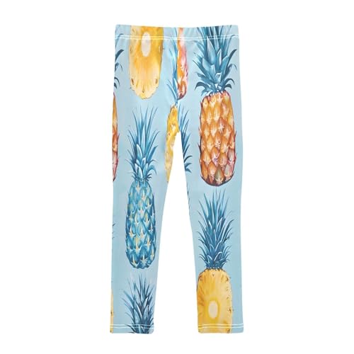 Bolaz Toddler Girls Leggings Printed Yoga Pants Leggings Watercolor Pineapple for Kids2
