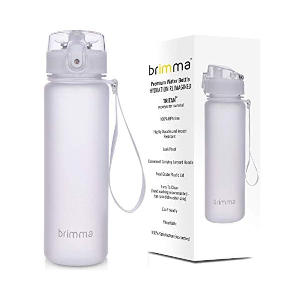 Brimma-Premium-Sports-Water-Bottle-with-Leak-Proof-Flip-Top-Lid-Eco-Friendly-BPA-Free-Tritan-Plastic-Must-Have-for-The-Gym-Yoga-Running-Outdoors-Cycling-and-Camping Brimma Premium Sports Water Bottle with Leak Proof Flip Top Lid - Eco Friendly & BPA Free Tritan Plastic - Must Have for The Gym, Yoga, Running, Outdoors, Cycling, and Camping