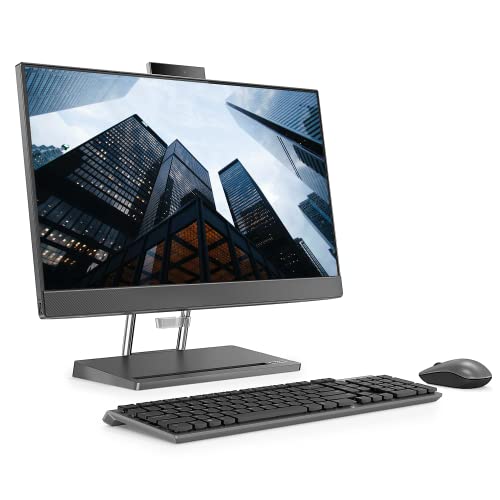 Lenovo Ideacentre 5I All-In-One Business Desktop, 23.8" Fhd Touchscreen, Intel Core I5-12500H, 16Gb Ram Ddr5, 1Tb Pcie Ssd, Webcam, Wi-Fi 6, Wireless Keyboard & Mouse, Windows 11 Home, Grey #TOP1
