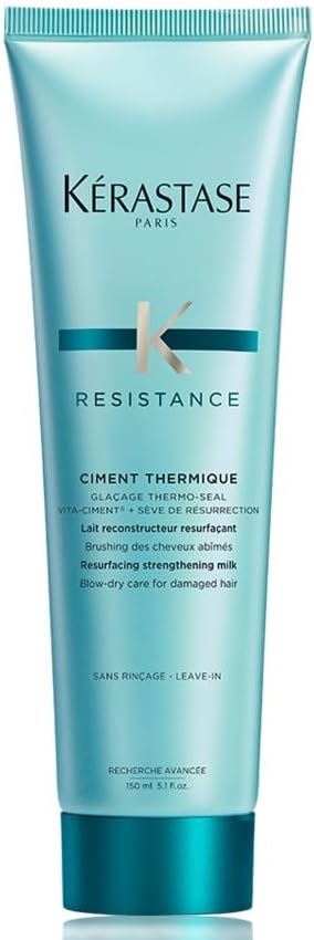 Kérastase Resistance Ciment Thermique, Daily Nourishing Leave-In Treatment, for Damaged Hair, with Vita-Ciment Complex, 150ml
