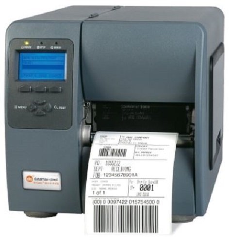 Datamax-O'Neil KJ2-00-48001Y00 Mark II Industrial Barcode Printer, M-4210, 4" Size, 203 DPI, 10 IPS, Graphics Display, Bi-Directional, Thermal Transfer, Optional PL-Z Font EMU #1