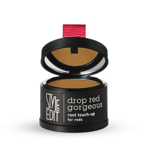 Style Edit Root Touch Up Powder for Light Red Hair | Cover Up Hair Color for Grays and Roots Coverage | Mineral Infused Binding Hairline Powder | 0.13 oz. Tub
